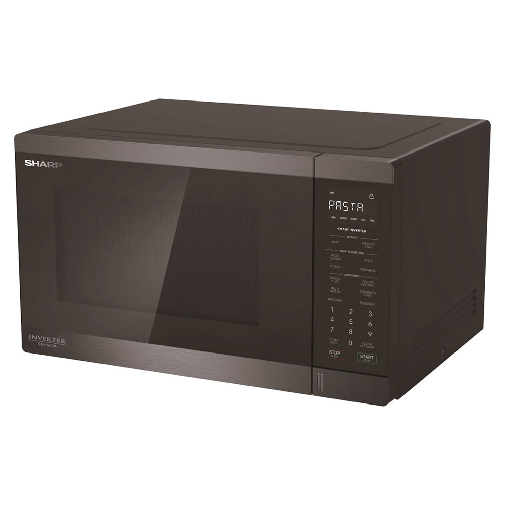 Sharp R395EBS 31cm Inverter Microwave Oven | Appliance Giant