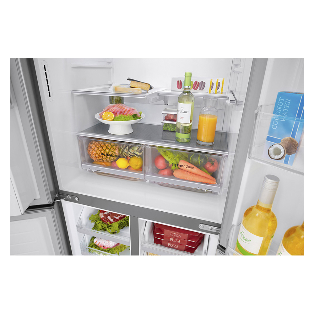 LG GFL570PL 570kg Slim French Door Refrigerator, StainlessSteel at Appliance Giant