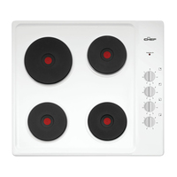 Chef CHS642WB 60cm 4 Zone Electric Cooktop