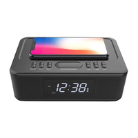 Lenoxx CRW30 Wireless Charging Radio Alarm Clock