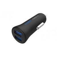 Cygnett CY1905PAPM2 Dual USB Car Charger in Black