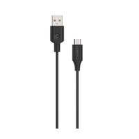 Cygnett CY2728PCUSA Essentials USB-C 2.0 to USB-A Cable 1M - Black