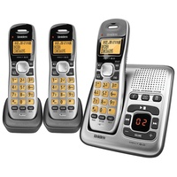 Uniden DECT1735+2 Triple(3) Handset Cordless Home Phone with Answering Machine