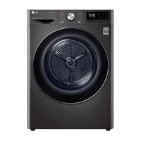 LG DVH909B Black Steel 9kg Heat Pump Dryer