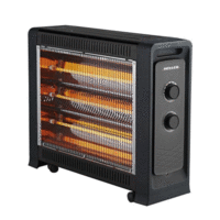 Heller HRH2400FG 2400W Quartz Radiant Heater with 3 Heat Settings 
