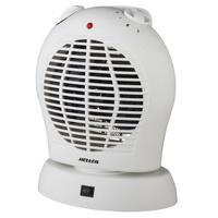 Heller HUFHOS 2000W Electric Fan Heater with Oscillating Base