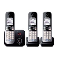 Panasonic KXTG6823ALB Digital Cordless Answering System with 3 Handsets