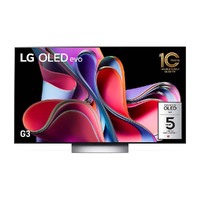 LG OLED77G3PSA G3 77 Inch OLED evo TV with Self Lit OLED Pixels