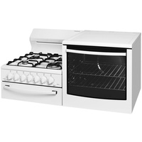 Westinghouse WDG101WBNGR Gas Freestanding 80L Stove/Oven