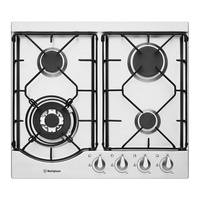 Westinghouse WHG644SA 60cm Stainless Steel Gas Cooktop