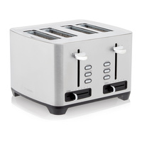 Westinghouse WHTS4S05SS 4 Slice Toaster, Stainless Steel