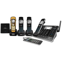 Uniden XDECT8355+3WPR 4 Handset Digital Cordless Phone System w/proof Handset
