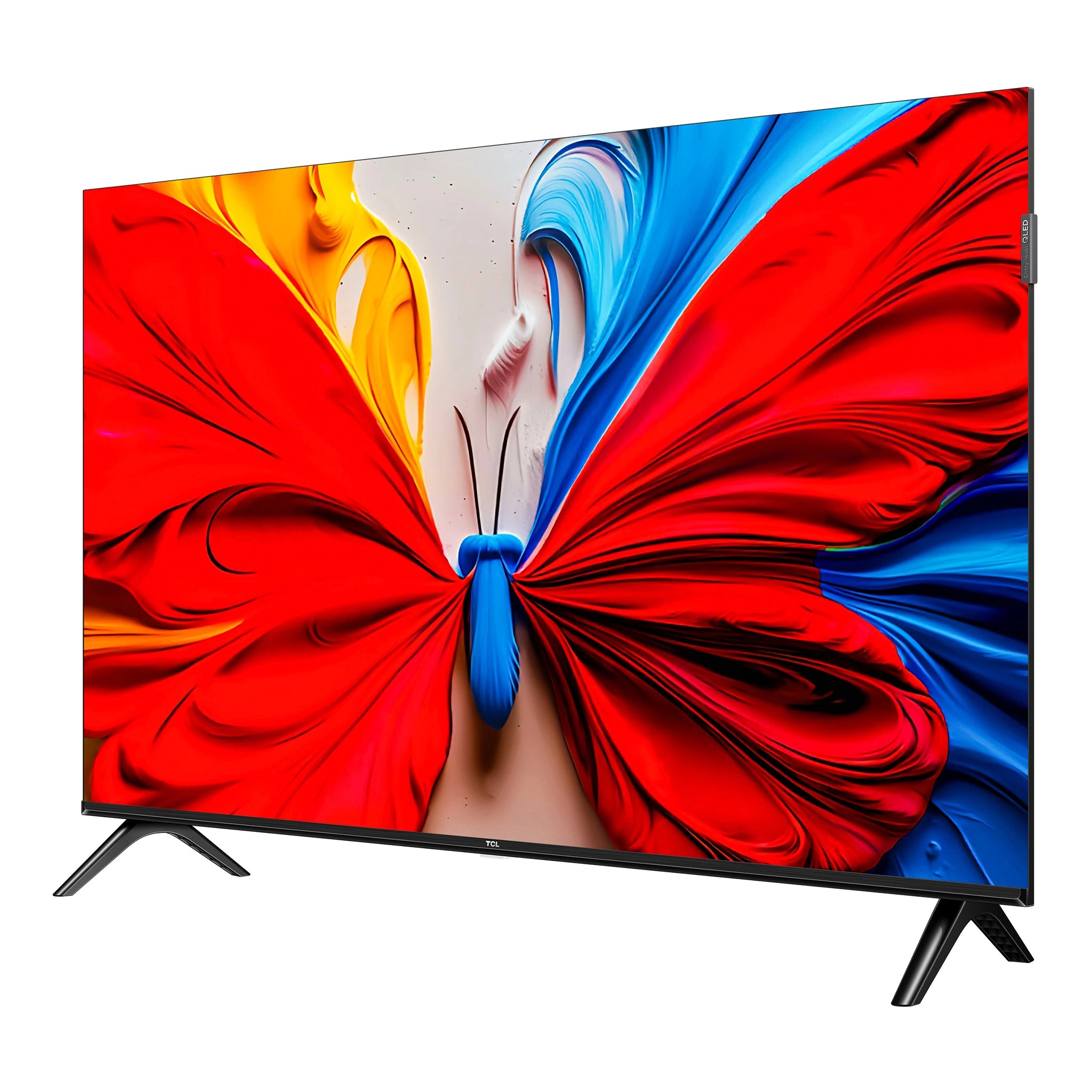 TCL 40 Inch S5K Full HD QLED Android TV 40S5K, Right View Screen On