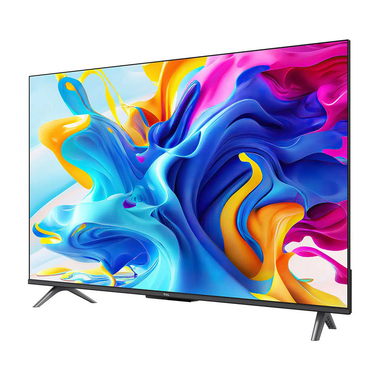 TCL 43C645 43 Inch C645 QLED 4K Google TV, Front left view