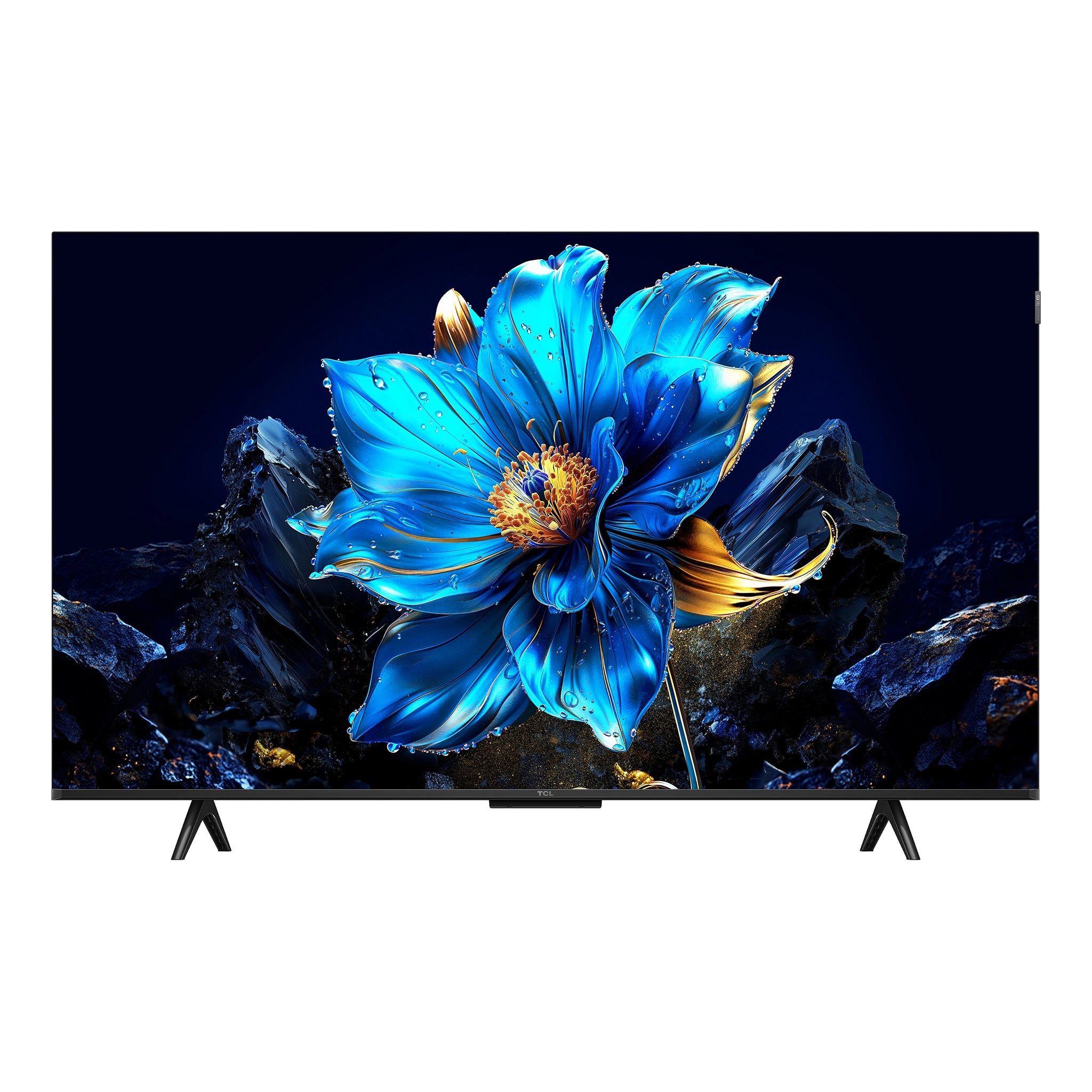 TCL 43 Inch P7K Full HD QLED Android TV 43P7K, Front View Screen On