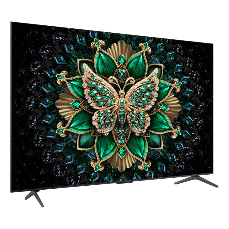 TCL 55 Inch C6K Premium QD-Mini LED TV 55C6K, Left View Screen On