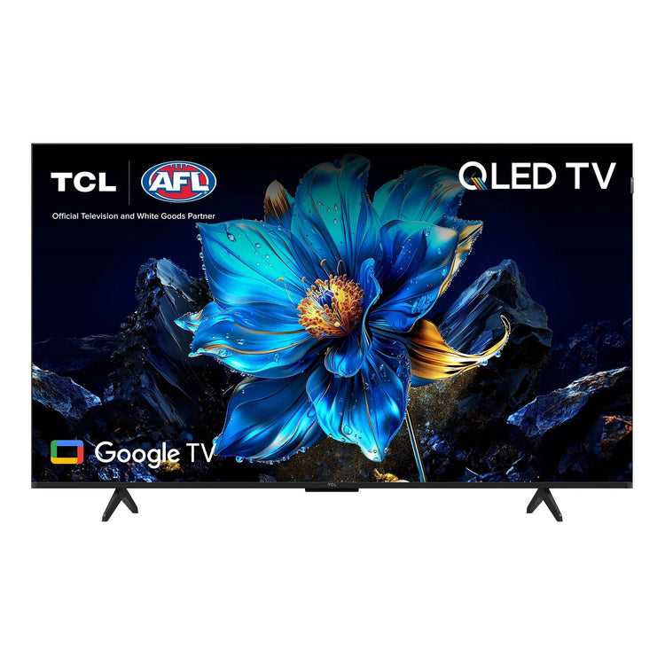 TCL 55 Inch P7K Full HD QLED Android TV 55P7K, Front View Screen On