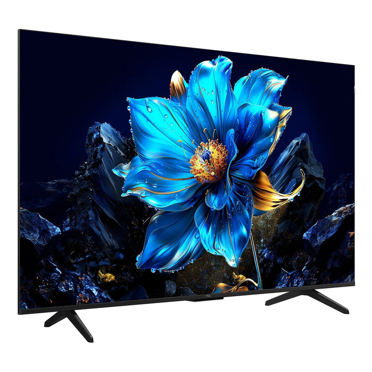 TCL 55 Inch P7K Full HD QLED Android TV 55P7K, Left View Screen On