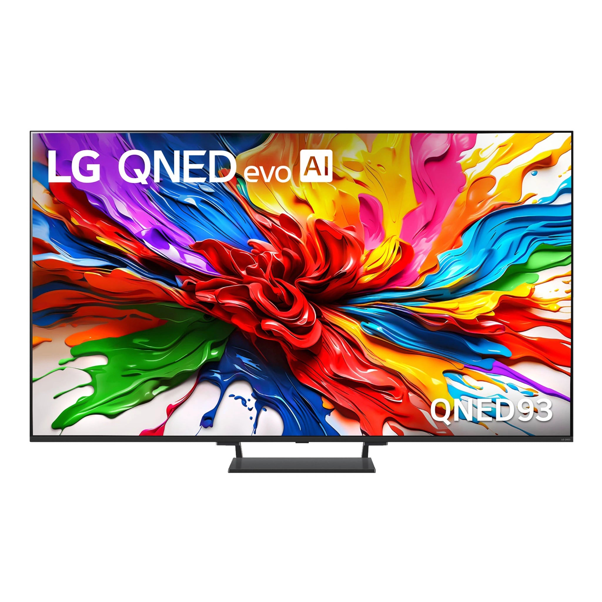 LG 65 Inch QNED evo AI Mini LED QNED93A 4K Smart TV 65QNED93ASA, Front View