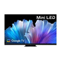 TCL 75C935 75 Inch Mini LED 4K Google TV, Front view