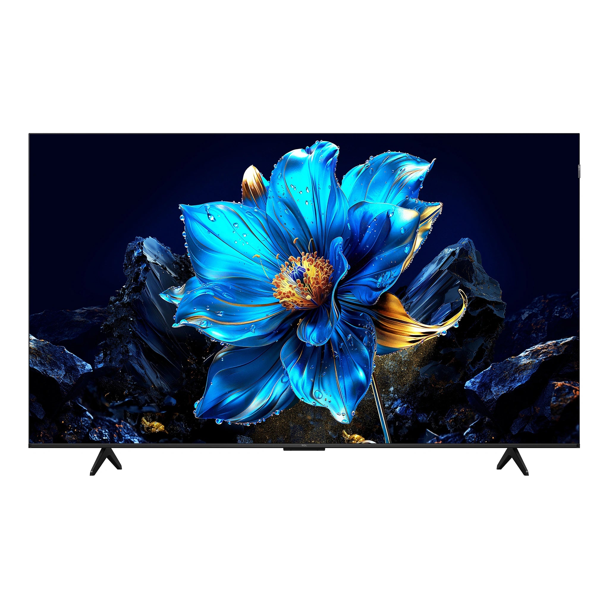 TCL 75 Inch P7K Full HD QLED Android TV 75P7K, Front View Screen On
