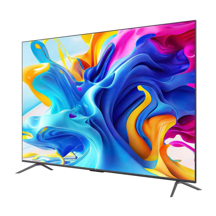 TCL 85C645 85 Inch C645 QLED 4K Google TV, Front left view