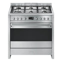 Smeg 90 x 60cm Oven with Freestanding Gas Cooker A11XPY-9, Front View