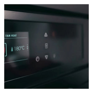 Artusi 60cm Multifunction Built-In Pyrolytic Oven Matte Black AO6000MBP, Fan Heat