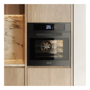 Artusi 60cm Multifunction Built-In Pyrolytic Oven Matte Black AO6000MBP, Lifestyle View