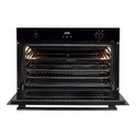 Artusi 90cm Electric Built-In Oven Black AO960B, Front View With Door Open
