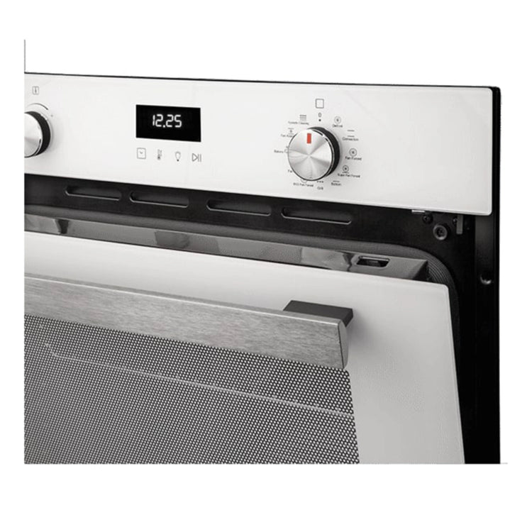 Artusi 60cm Black Glass Pyrolytic Oven CAO610BP, Control Panel View