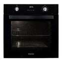 Artusi 60cm Black Glass Pyrolytic Oven CAO610BP, Front View 4