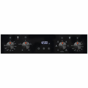 Artusi 60 cm Electric Built-In Double Oven – Black CAO888B, Control Panel View