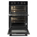 Artusi 60 cm Electric Built-In Double Oven – Black CAO888B, Open View