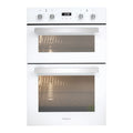 Artusi 60 cm Electric Built-In Double Oven – White CAO888W,  Front Double Door View