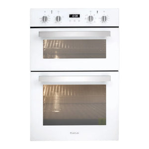 Artusi 60 cm Electric Built-In Double Oven – White CAO888W,  Front Double Door View
