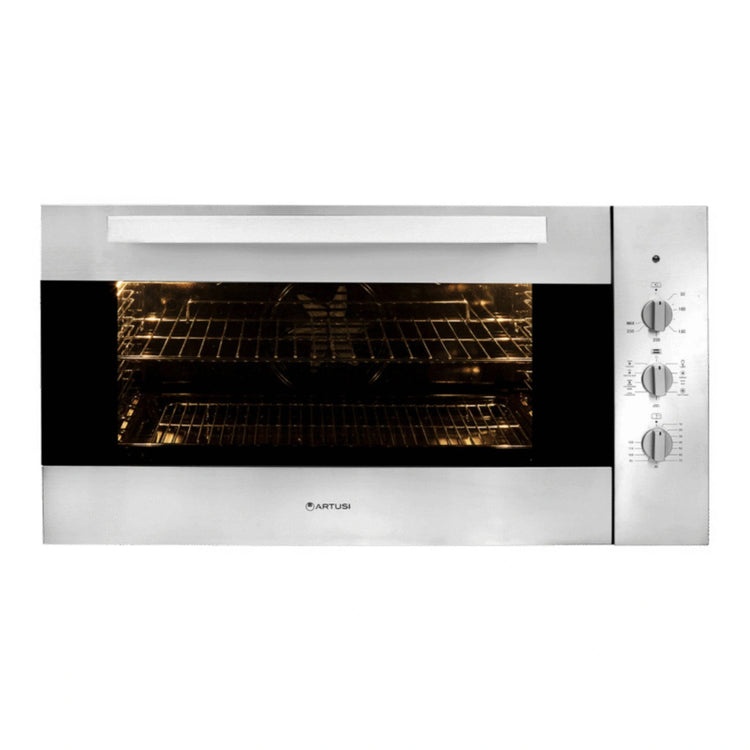 Artusi 90cm Stainless Steel Electric Built-in Oven CAO900X1, Front View