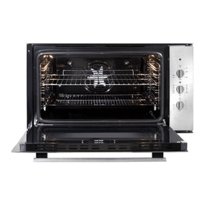 Artusi 90cm Stainless Steel Electric Built-in Oven CAO900X1, Front View with Door Open