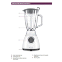 Breville BBL300SIL 1.5L Beverage Blender