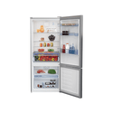 Beko 450L Bottom Mount Fridge BBM450X, Front view with door open