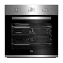 Beko BCPCCF1 Built-in Electric Oven & Ceramic Cooktop Pack, Front view