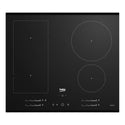 Beko Induction 60cm Built-In Cooktop with Indy Flex Zone BCT601IGN, Front View