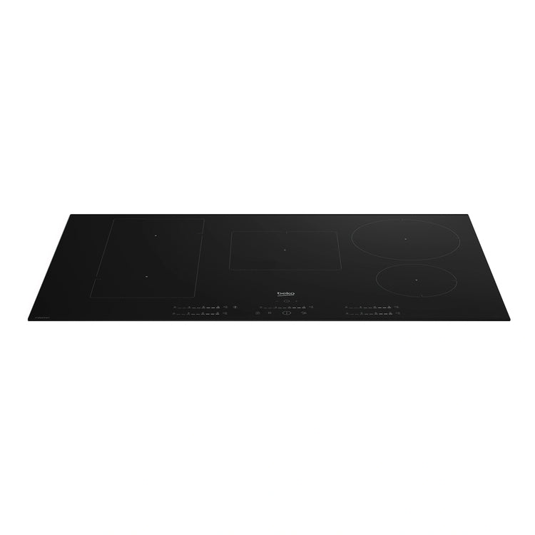 Beko Induction 90cm Built-In Cooktop with Indyflex Zone BCT901IGN, Top View