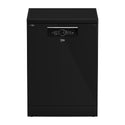 Beko BDFB1430B 14 Place Freestanding Dishwasher Black, Front view