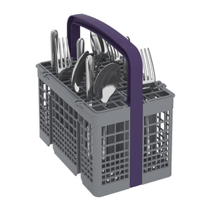 Beko BDFB1430B 14 Place Freestanding Dishwasher Black, Knife and spoon basket view