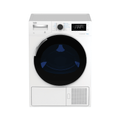 Beko 8kg Sensor Controlled Hybrid Heat Pump Dryer BDP83HW, Front view