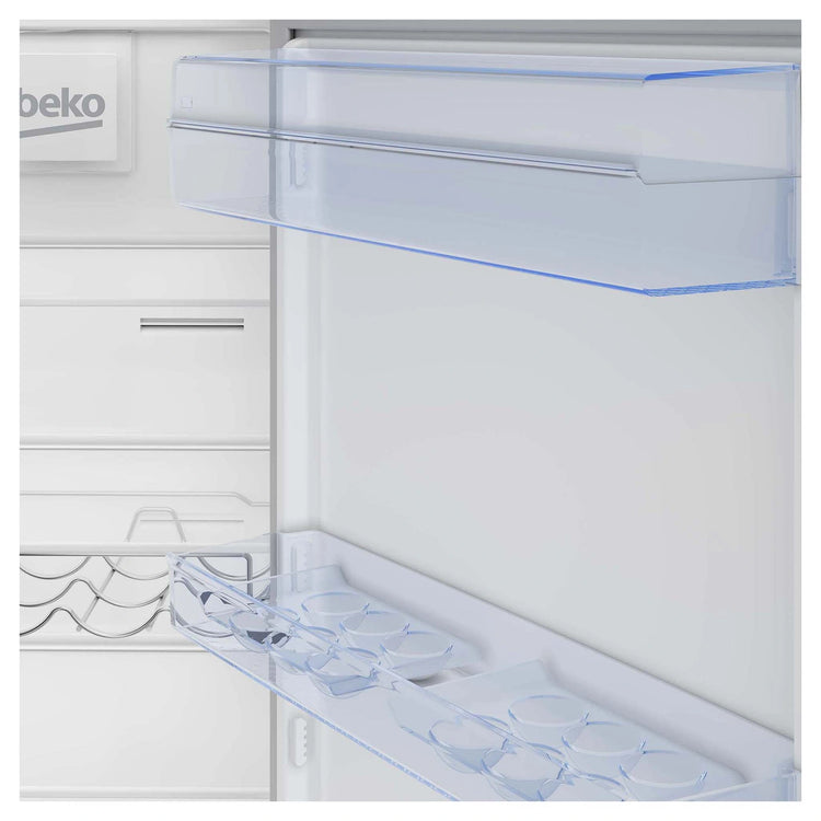 Beko 351L Frost Free White Single Door Fridge BAF369W, Shelves View
