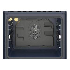 Beko 60 cm Double, 81 L Stainless Steel Built-In Oven BBO6811DDX, Back Side Fan View