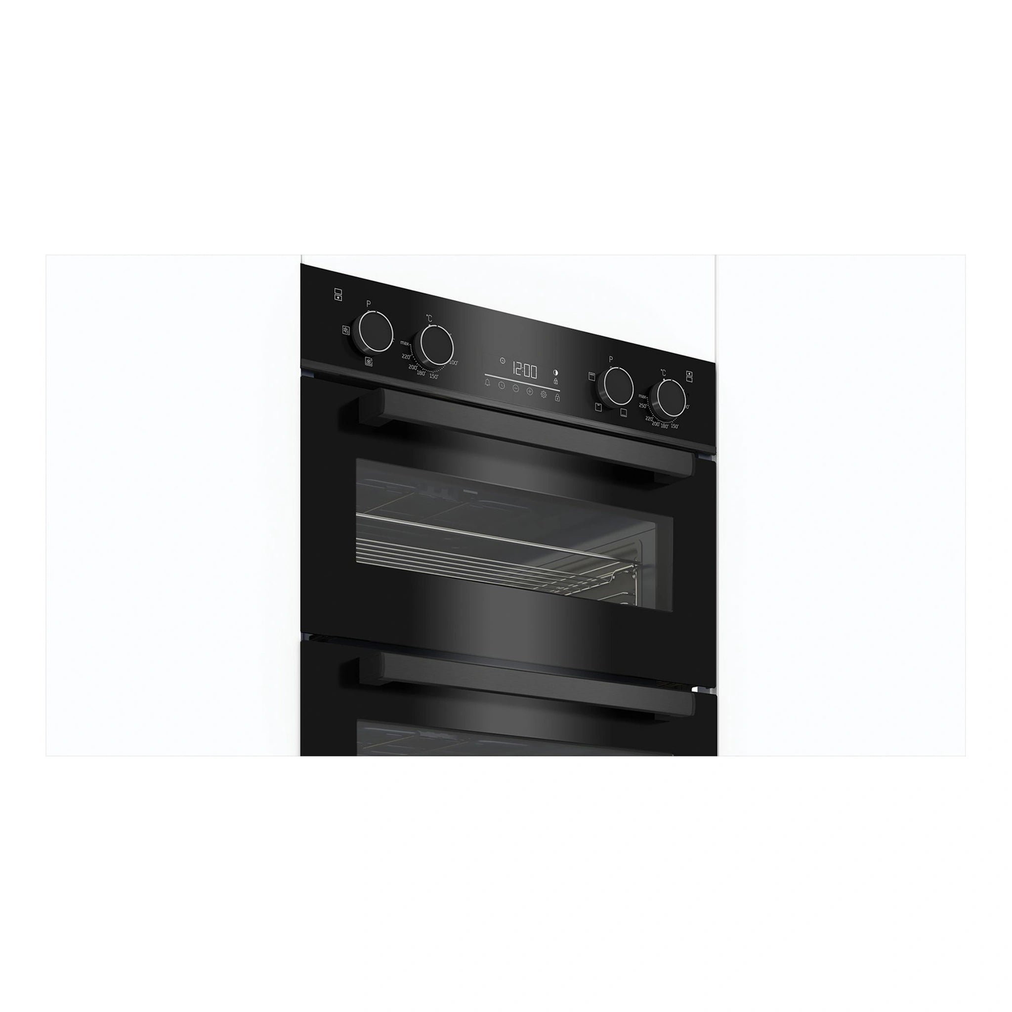 Beko 60 cm Double, 81 L Stainless Steel Built-In Oven BBO6811DDX, Lifestyle View