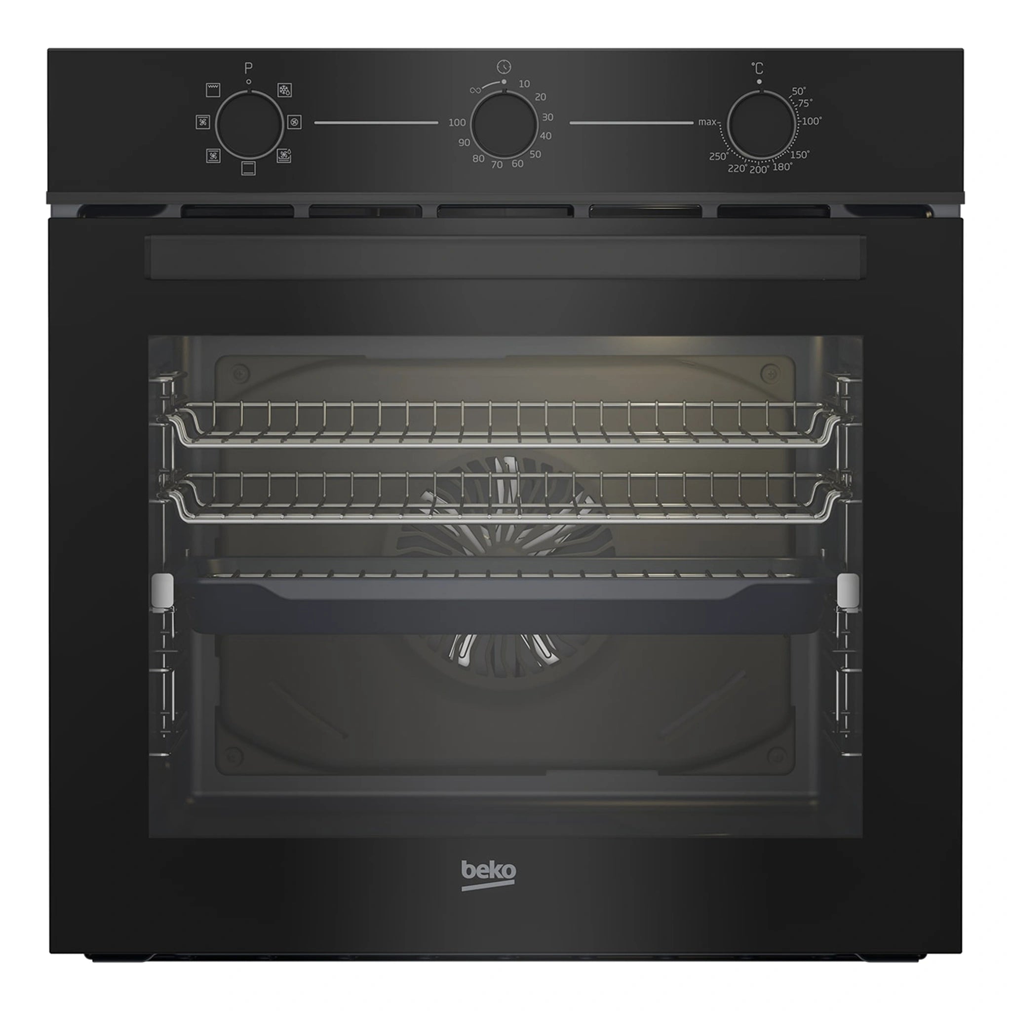 Beko 60cm Built-In Oven BBO6850MDX, Front View